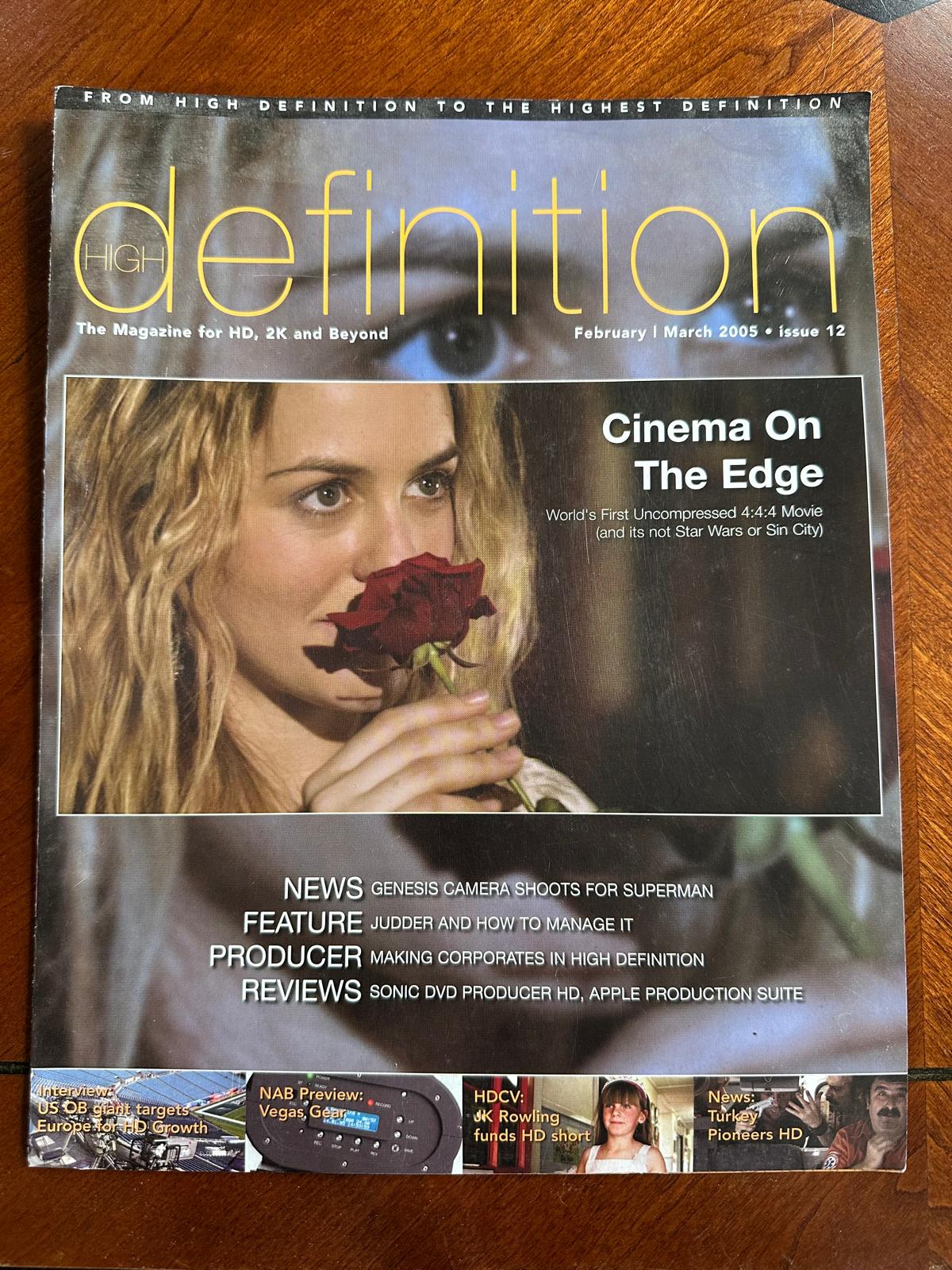 High Definition magazine cover