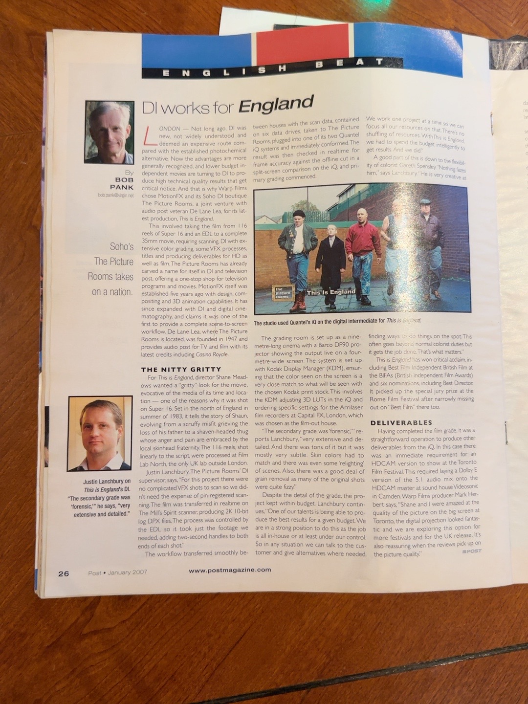 DI works for England article